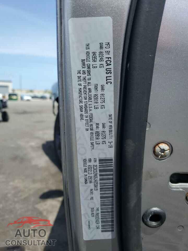 DODGE CHALLENGER 2018 - 2C3CDZAG5JH259019