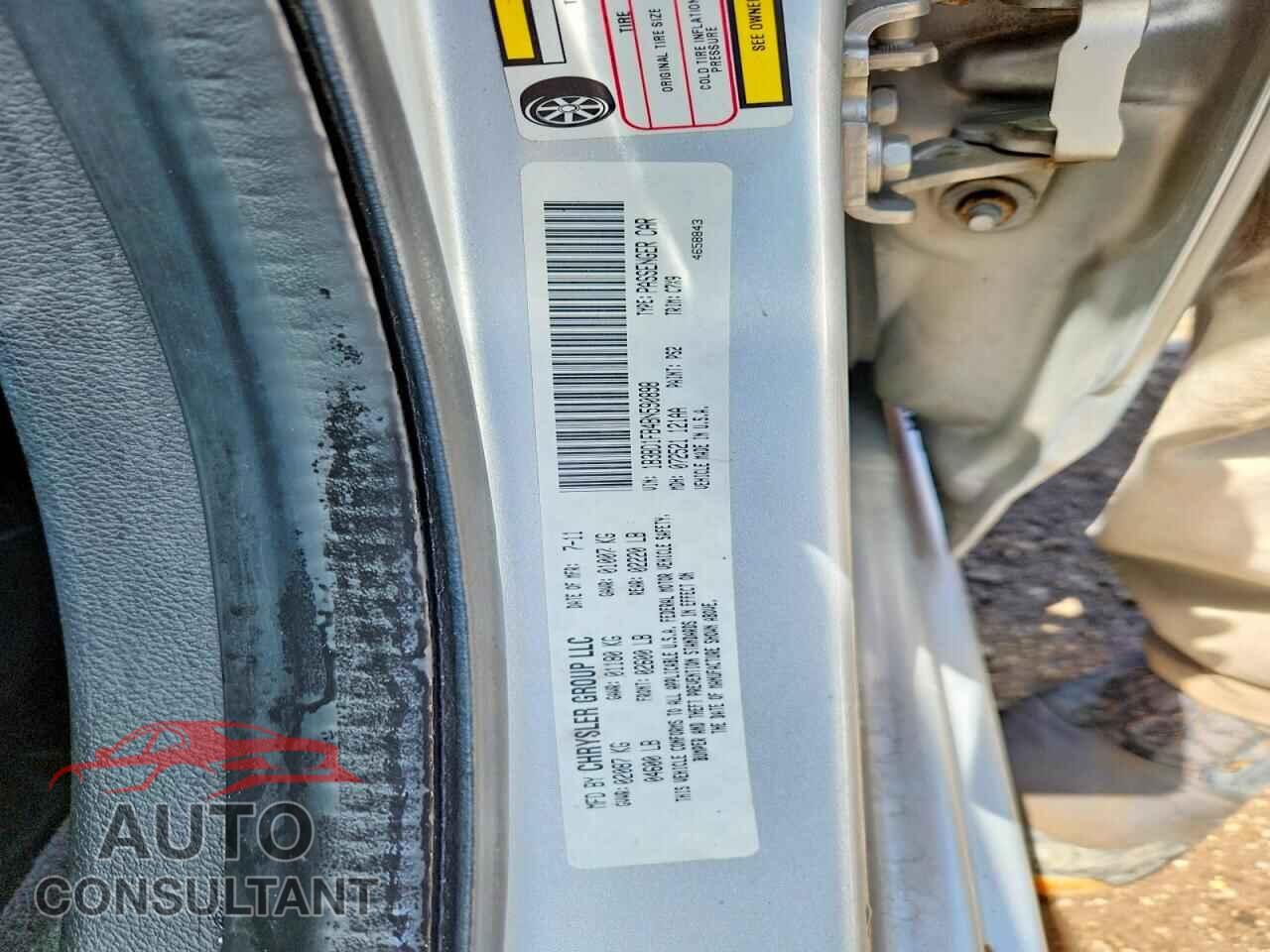 DODGE AVENGER 2011 - 1B3BD1FB4BN590898