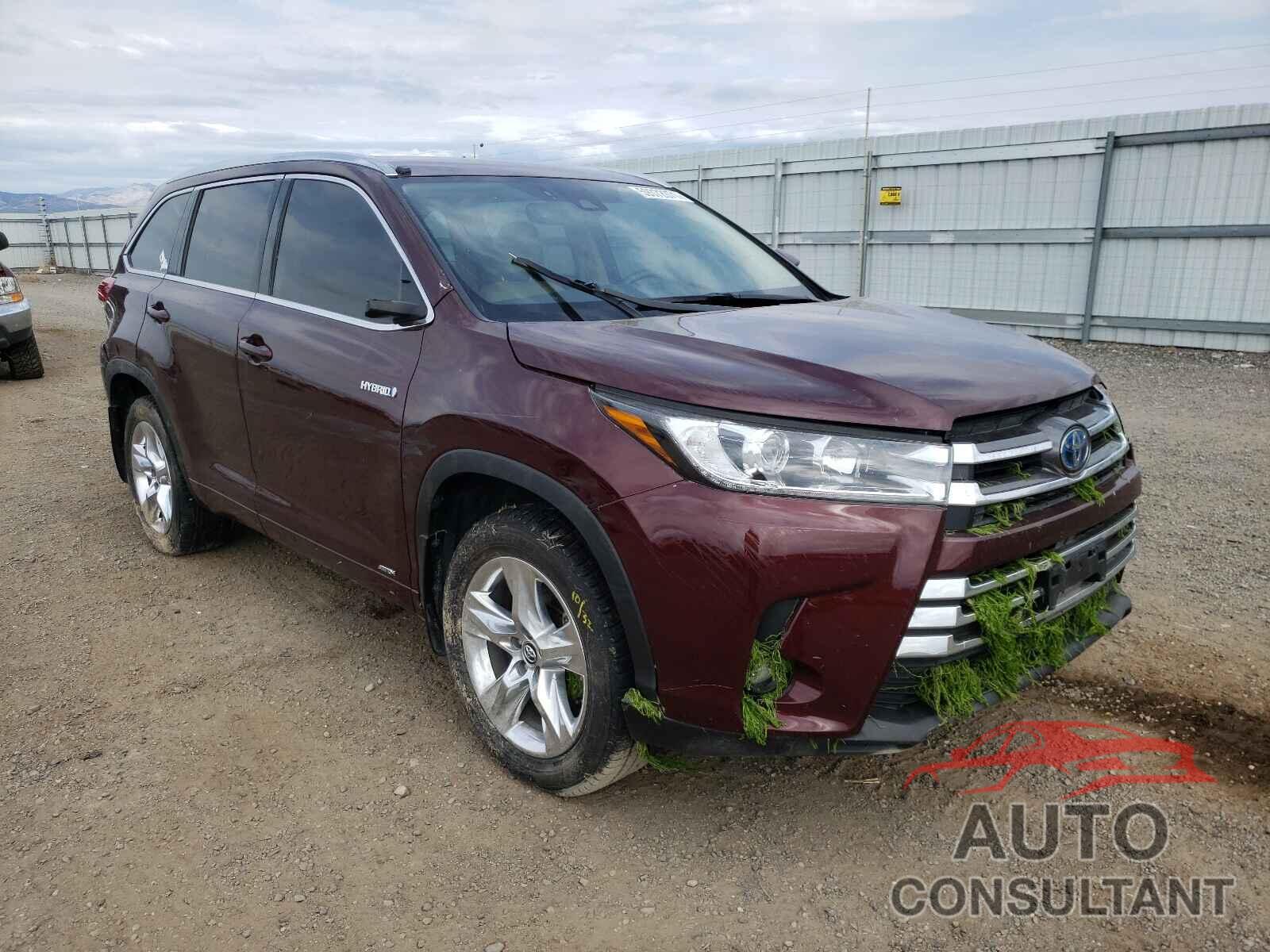 TOYOTA HIGHLANDER 2019 - 5TDDGRFH9KS075147