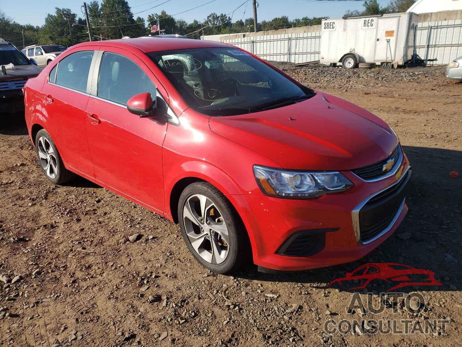 CHEVROLET SONIC 2019 - 1G1JF5SB1K4123678