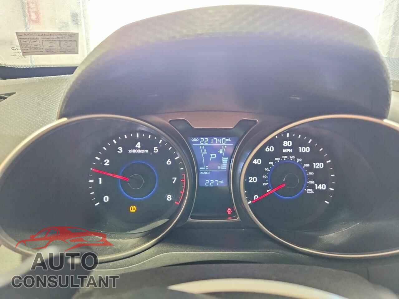 HYUNDAI VELOSTER 2013 - KMHTC6AD2DU087127