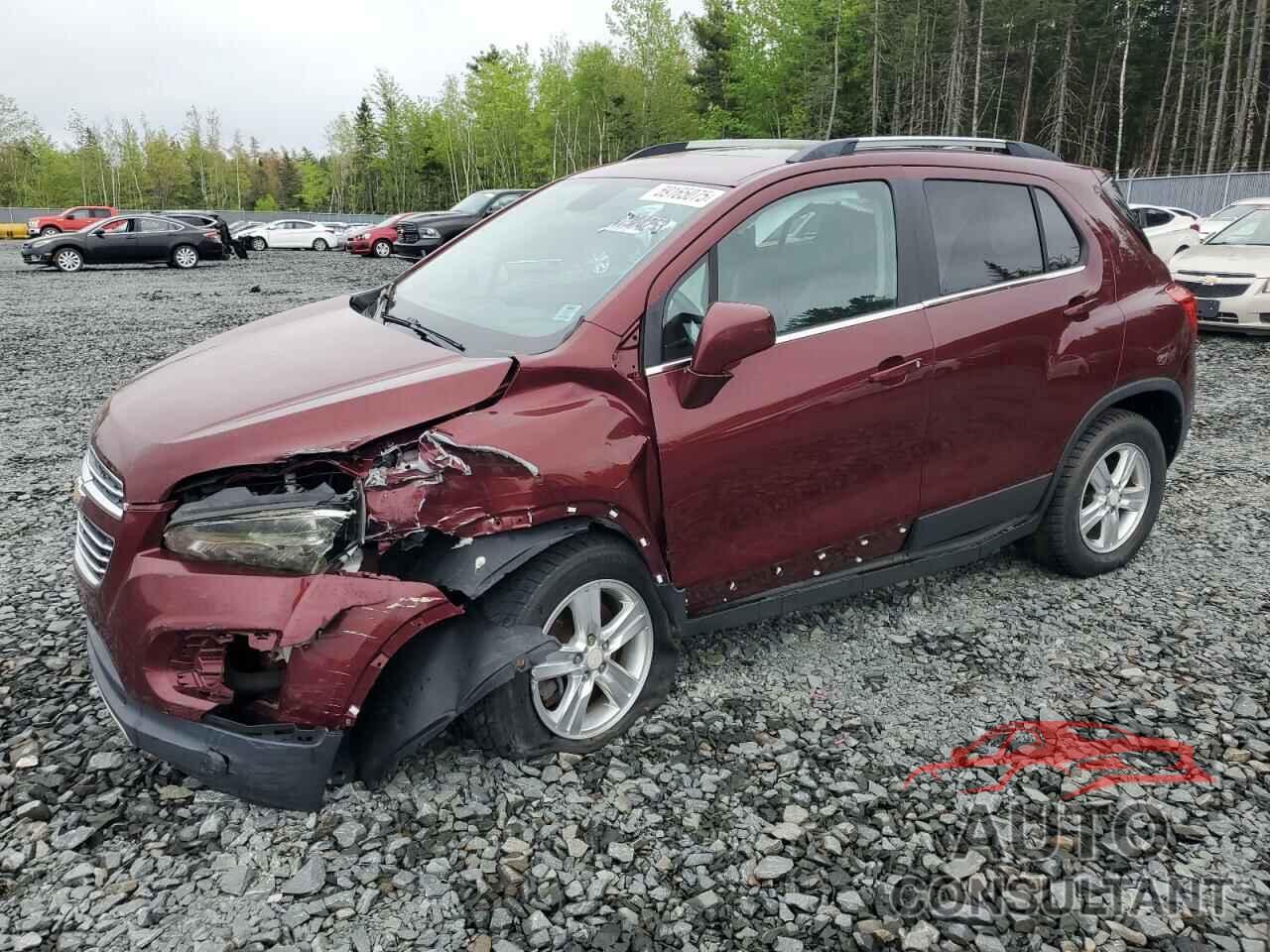 CHEVROLET TRAX 2016 - 3GNCJPSBXGL233082