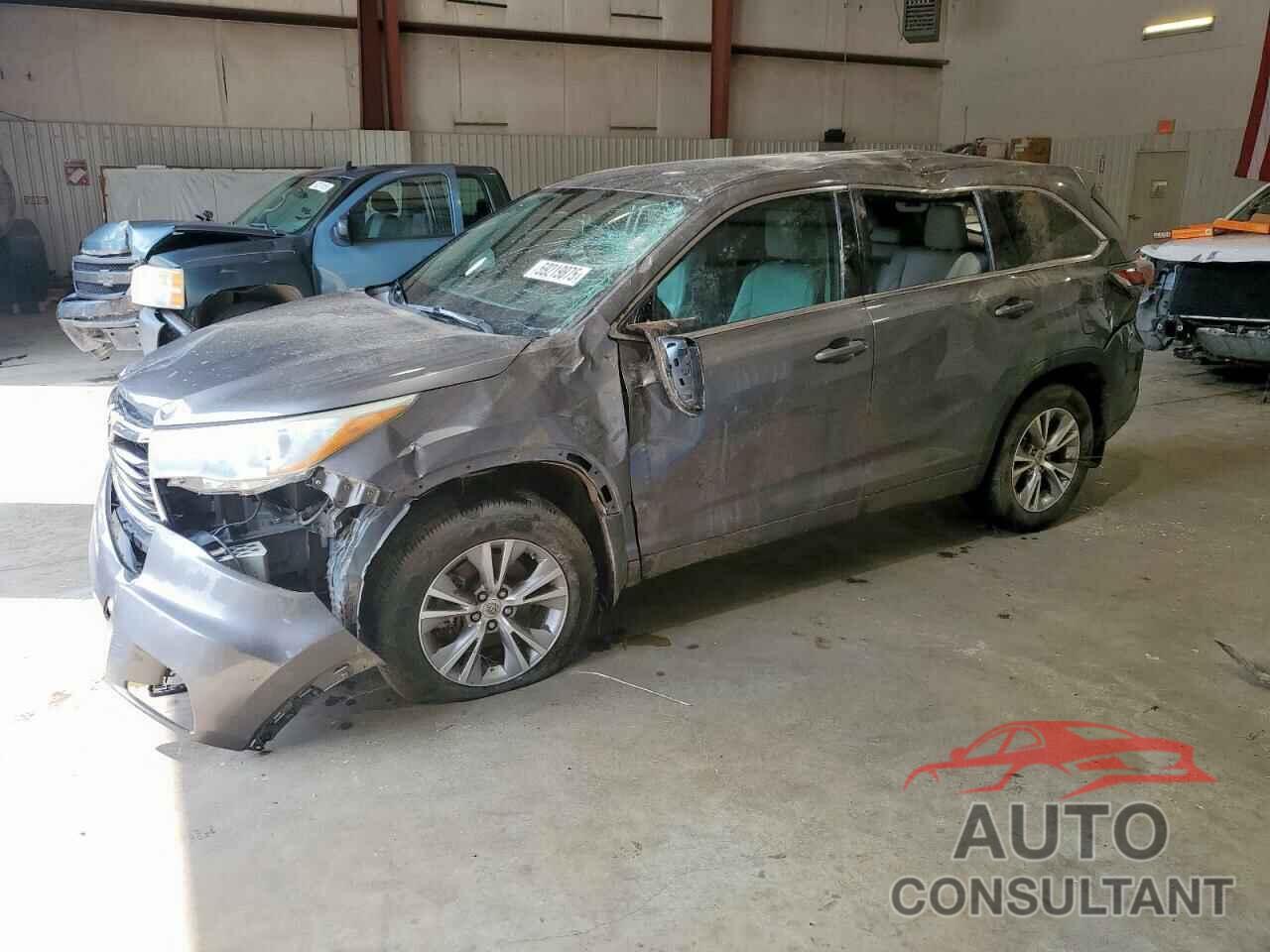 TOYOTA HIGHLANDER 2015 - 5TDZKRFH2FS064453