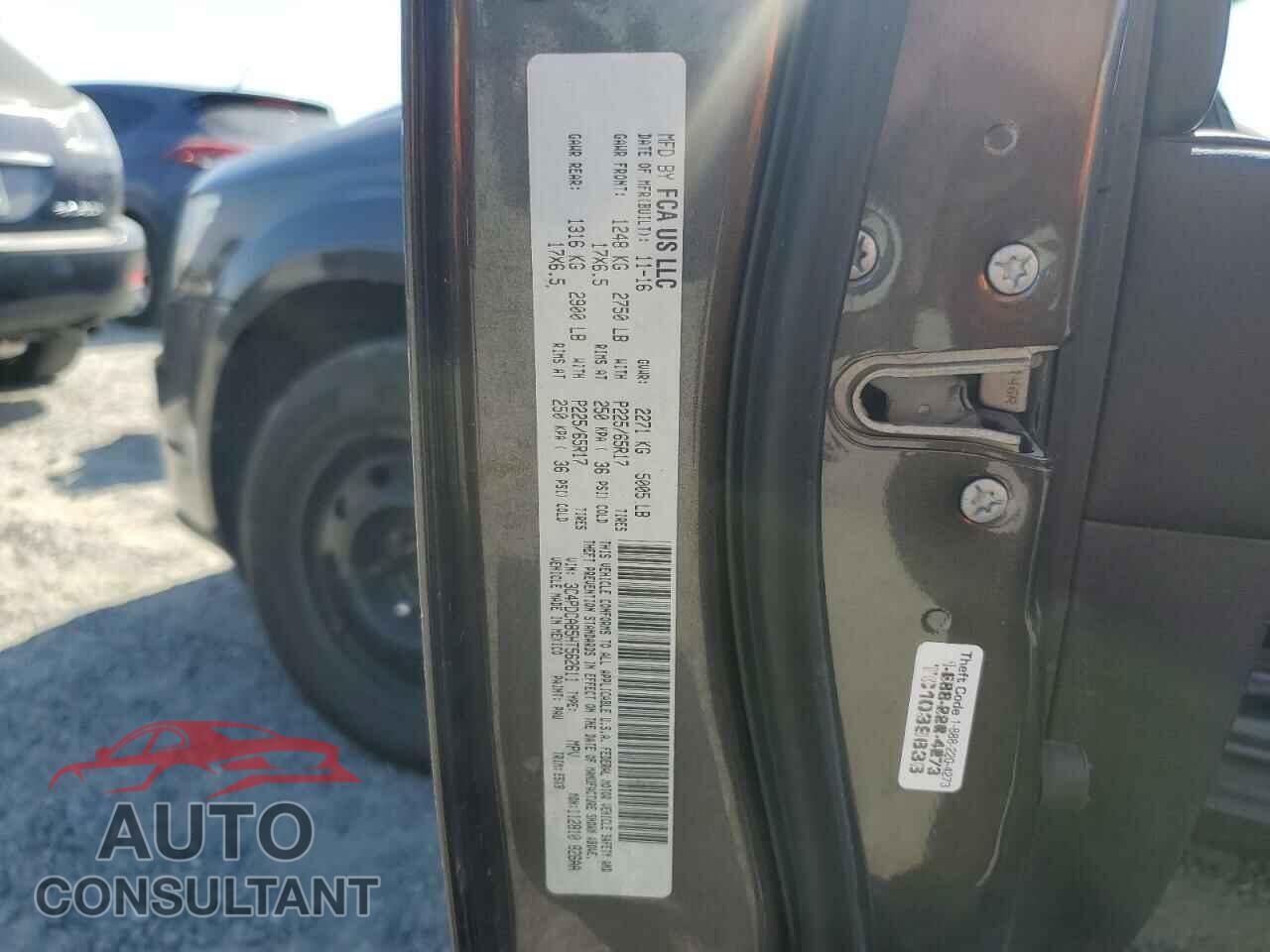 DODGE JOURNEY 2017 - 3C4PDCAB5HT562611