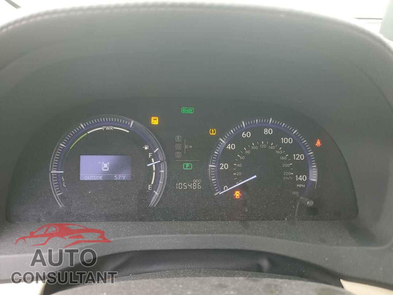 LEXUS HS 2010 - JTHBB1BA0A2025841