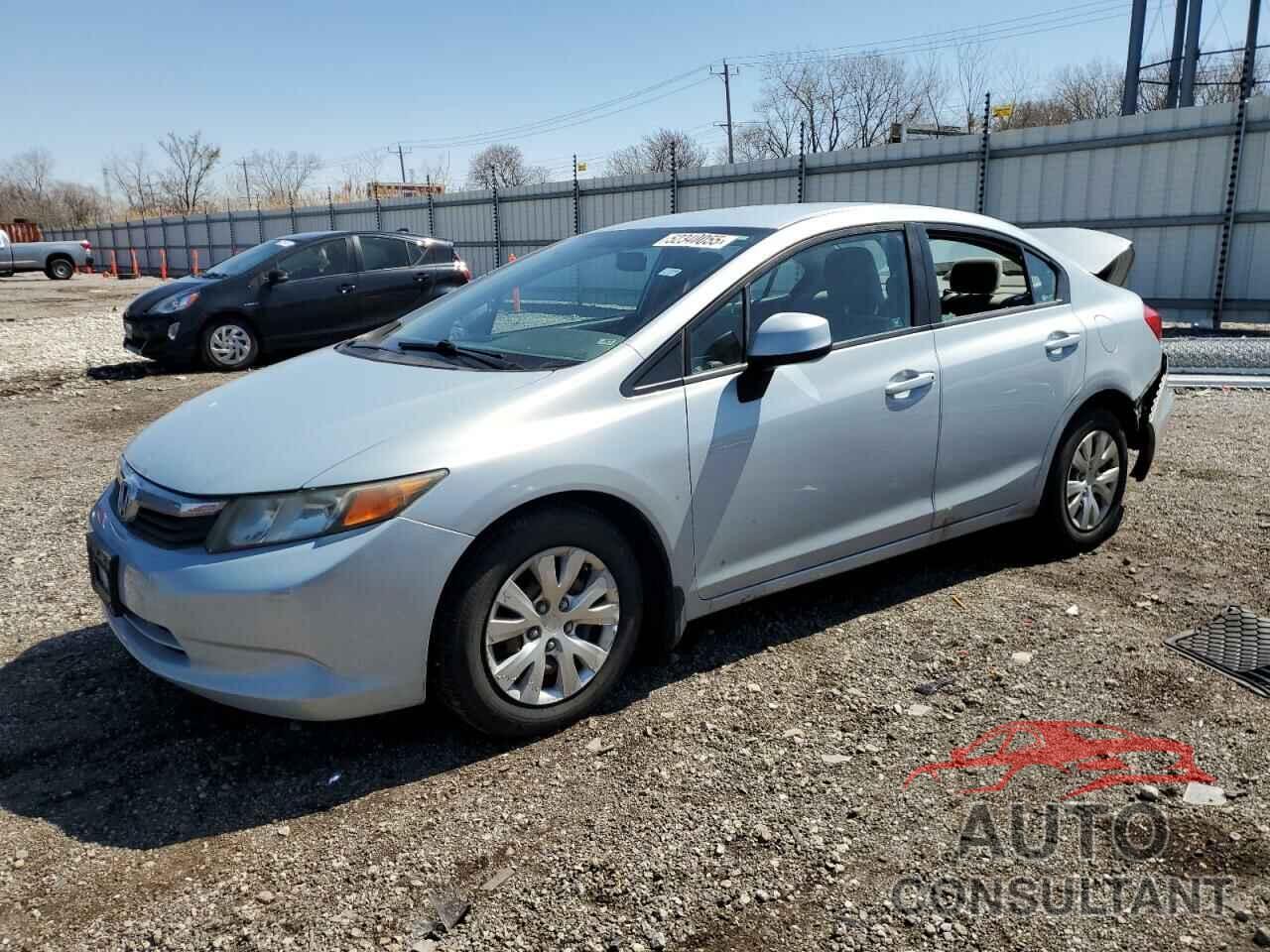 HONDA CIVIC 2012 - 19XFB2F58CE015490