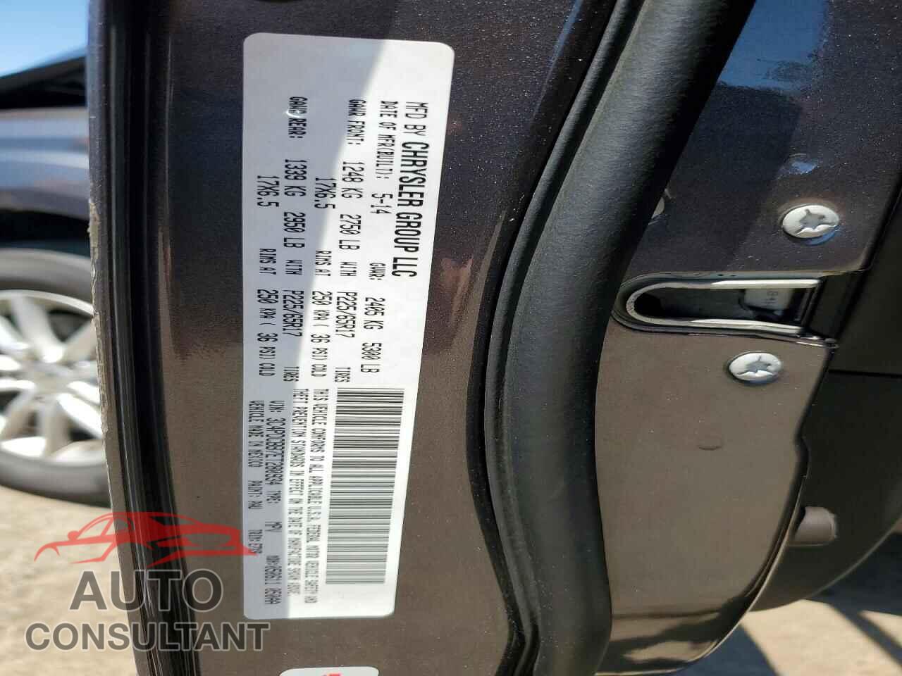 DODGE JOURNEY 2014 - 3C4PDCBB7ET280934