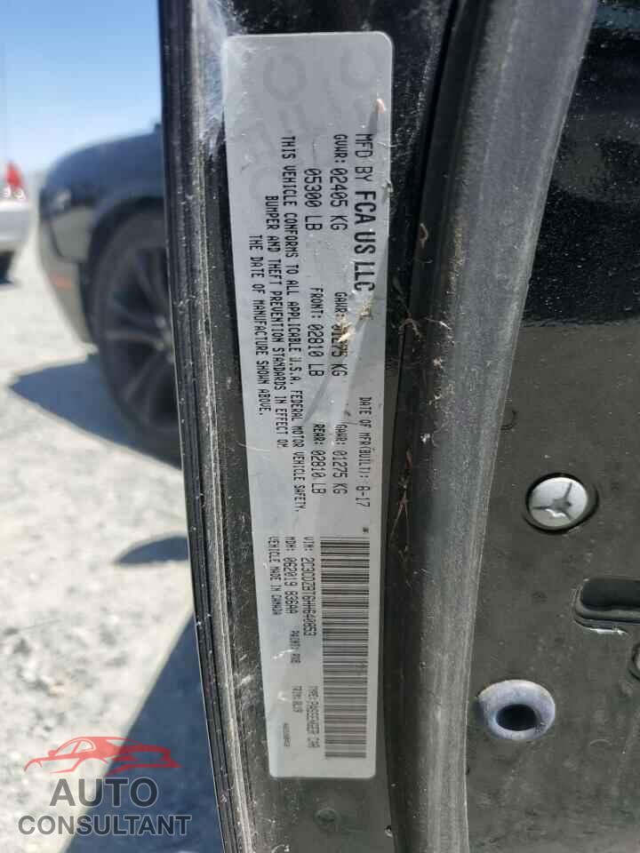 DODGE CHALLENGER 2017 - 2C3CDZBT6HH640853