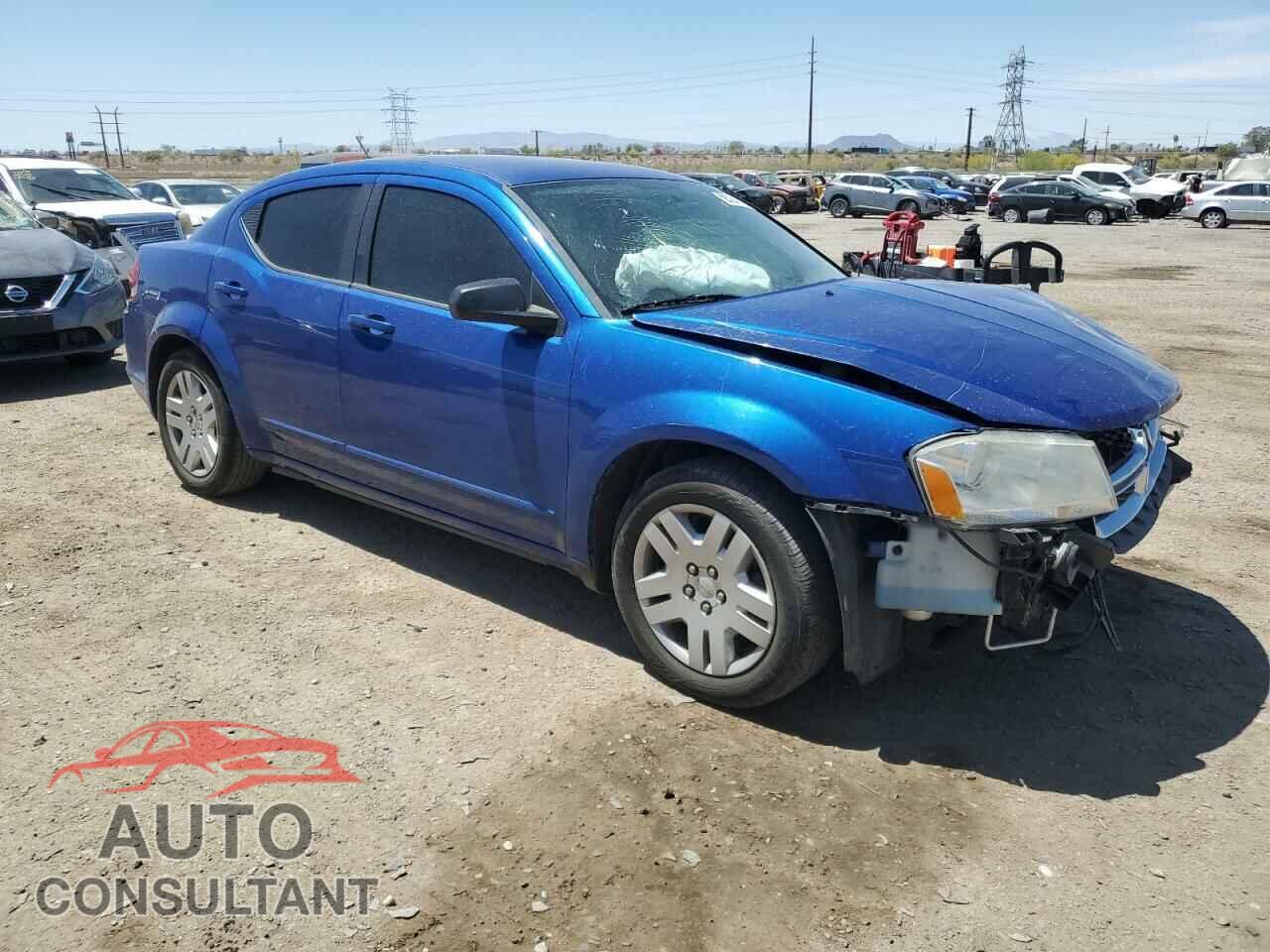 DODGE AVENGER 2012 - 1C3CDZAG8CN327579