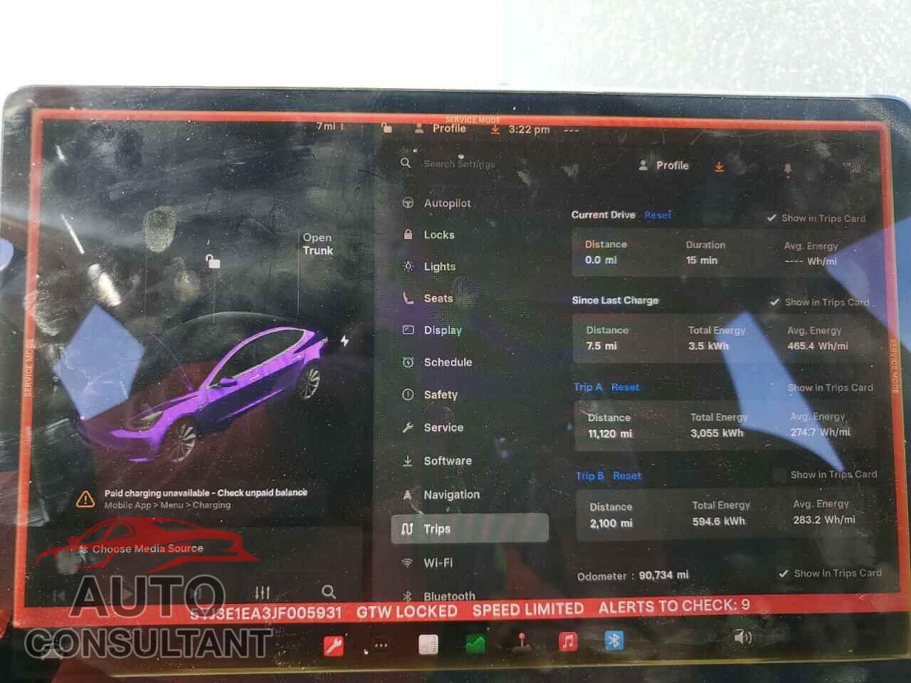 TESLA MODEL 3 2018 - 5YJ3E1EA3JF005931