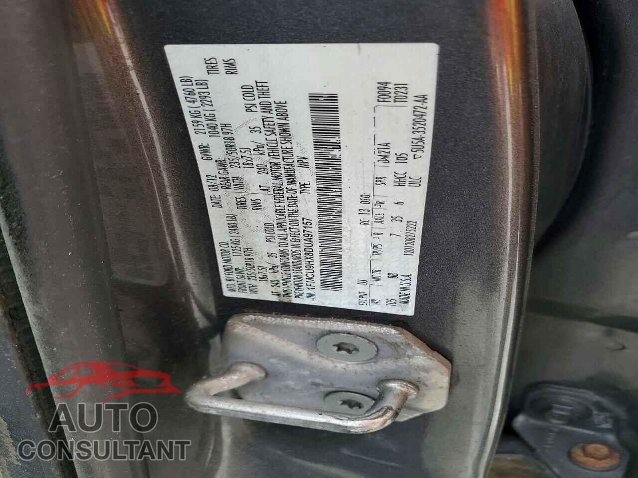 FORD ESCAPE 2013 - 1FMCU9HX8DUA97157