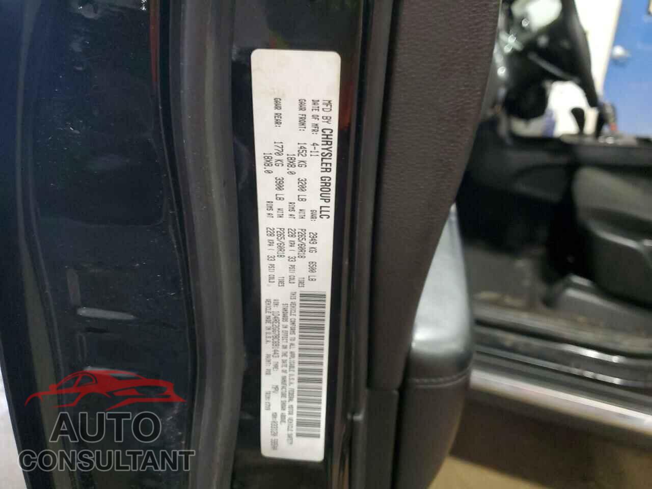 DODGE DURANGO 2011 - 1D4RE2GG7BC691443