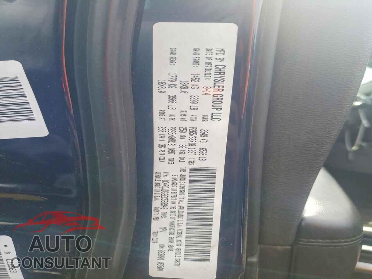DODGE DURANGO 2014 - 1C4RDJDG2EC598946