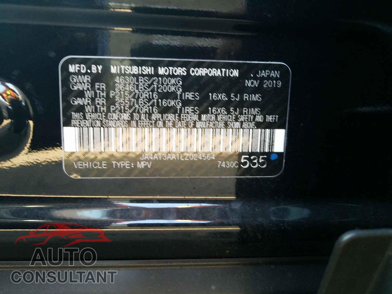 MITSUBISHI ECLIPSE 2020 - JA4AT3AA1LZ024564