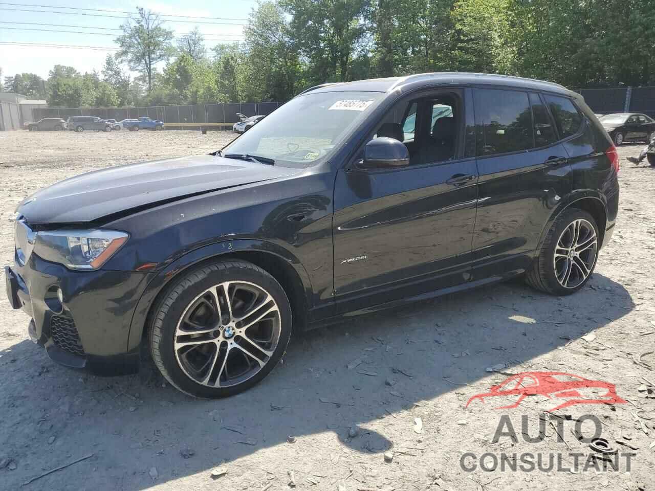 BMW X3 2015 - 5UXWX9C51F0D55528
