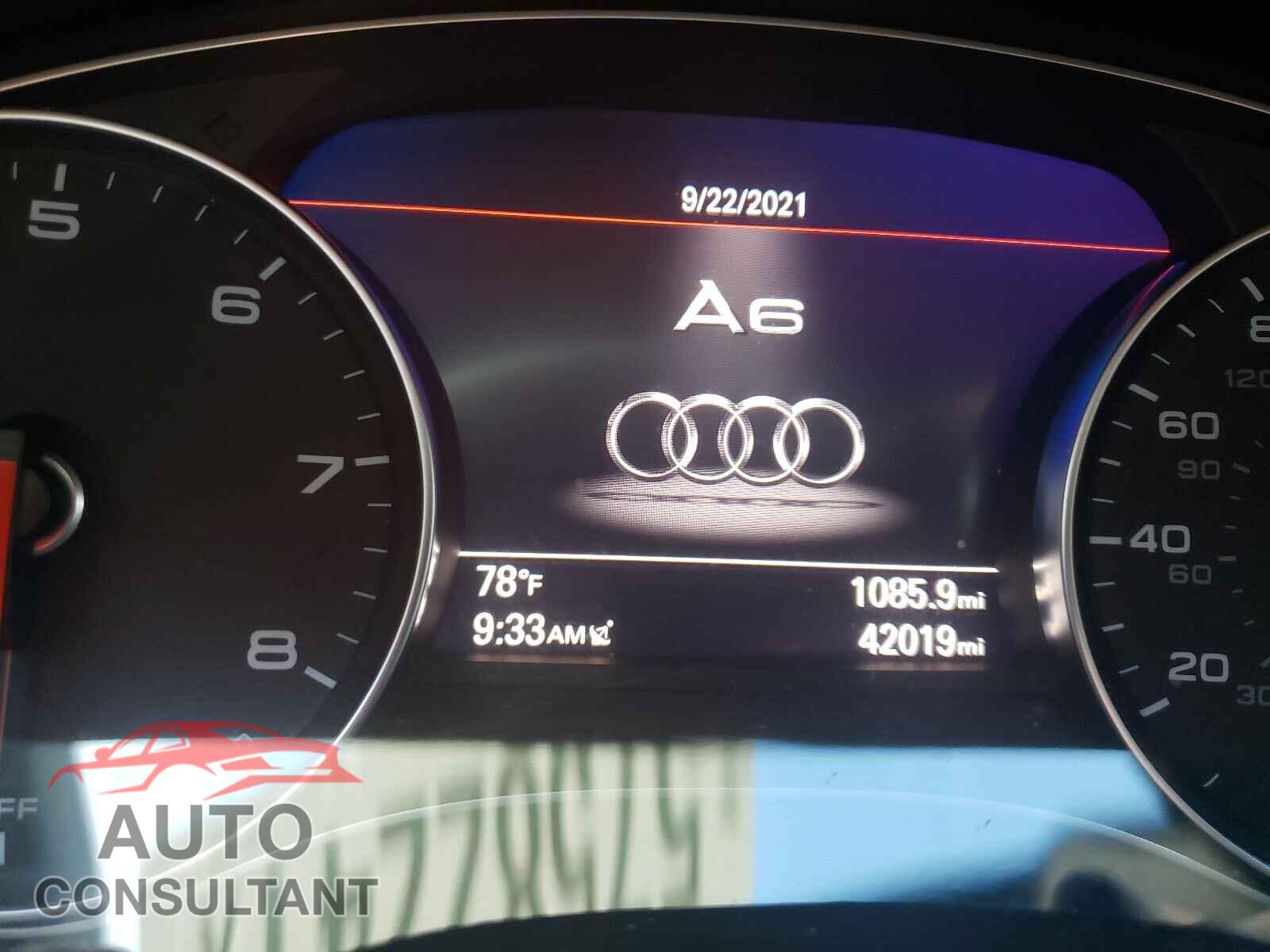 AUDI A6 2017 - WAUG8AFC2HN052420