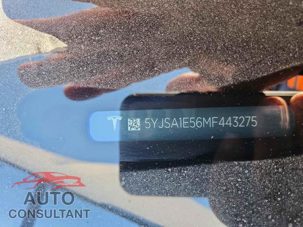 TESLA MODEL S 2021 - 5YJSA1E56MF443275
