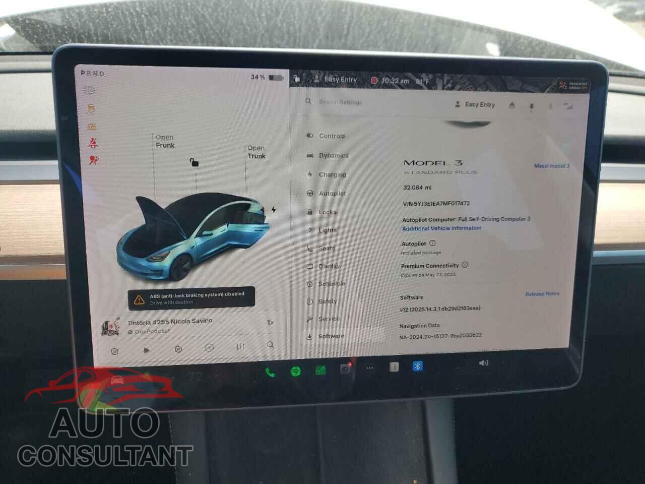TESLA MODEL 3 2021 - 5YJ3E1EA7MF017472