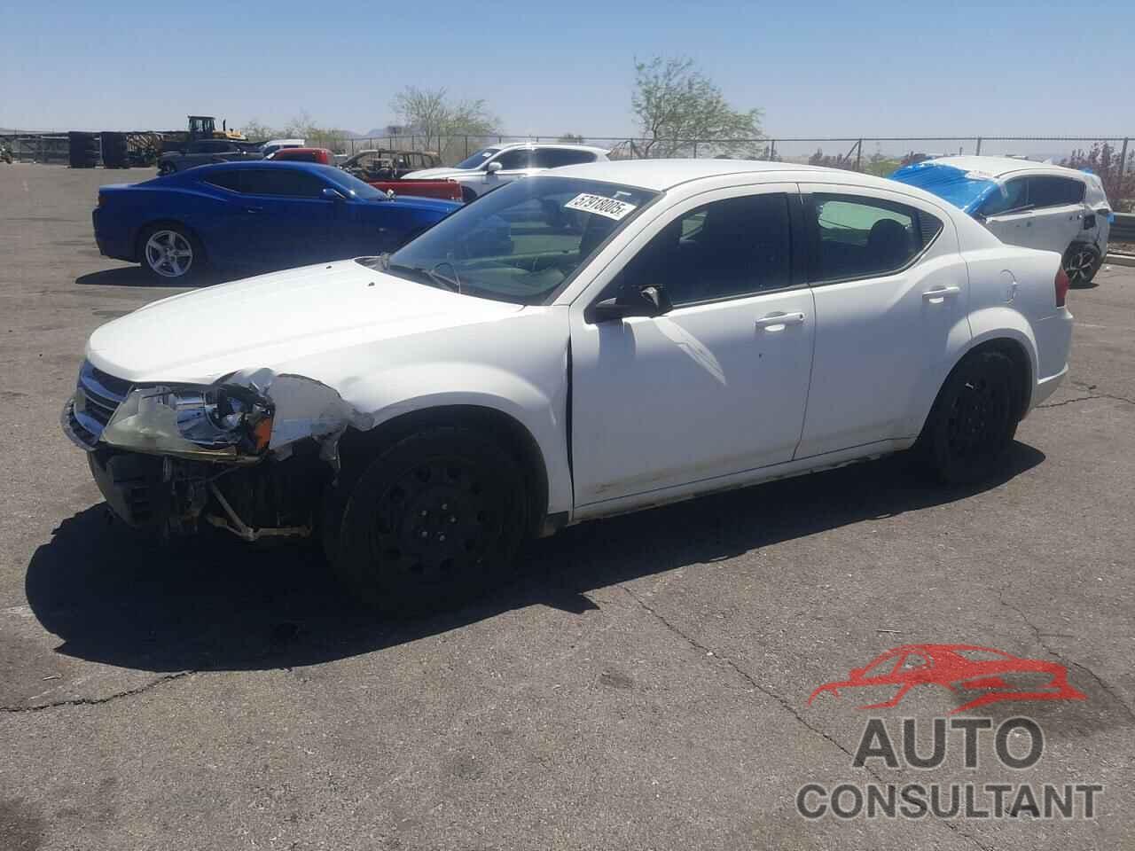 DODGE AVENGER 2012 - 1C3CDZAB5CN294223