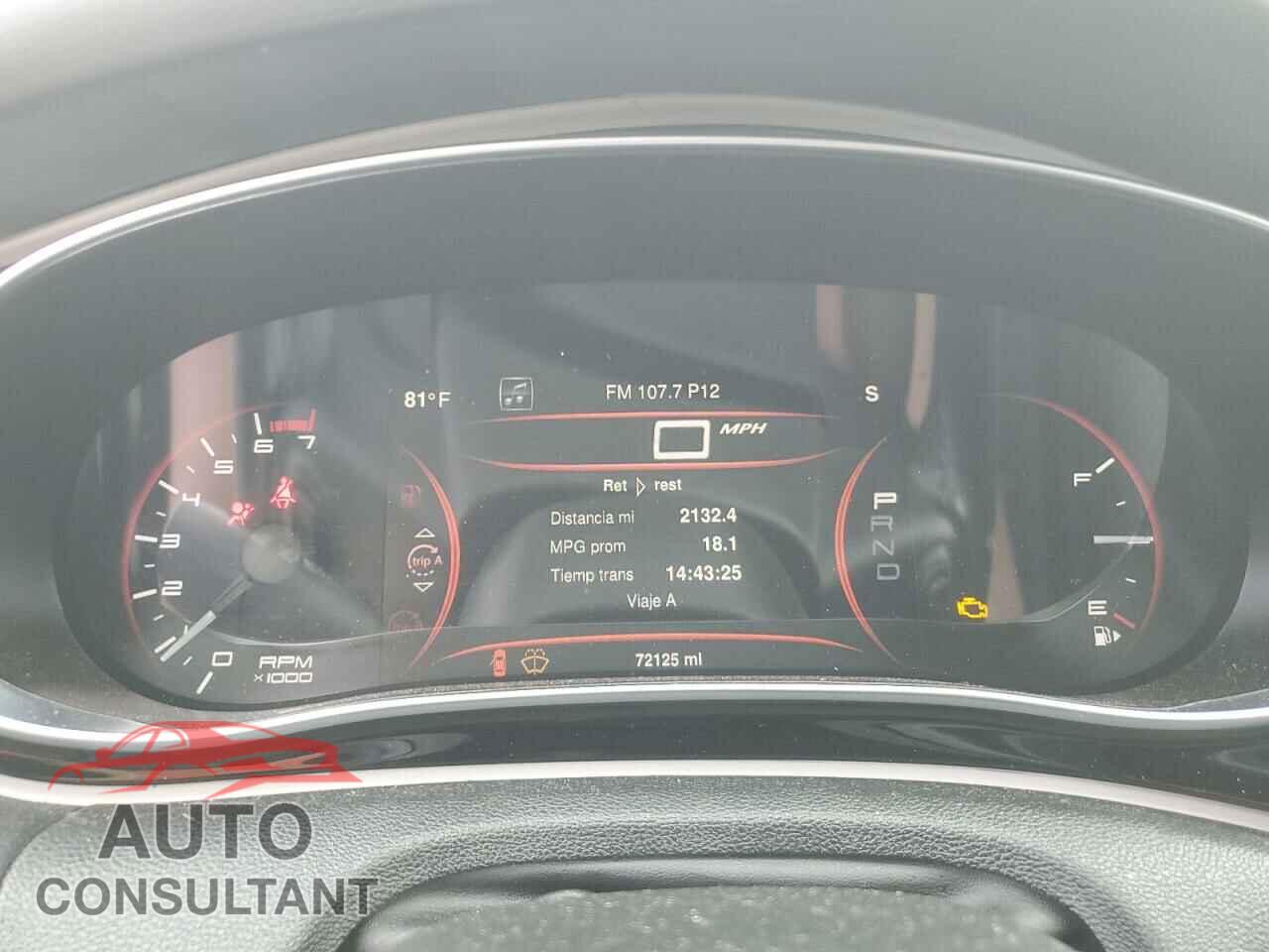 DODGE DART 2015 - 1C3CDFCB6FD299629