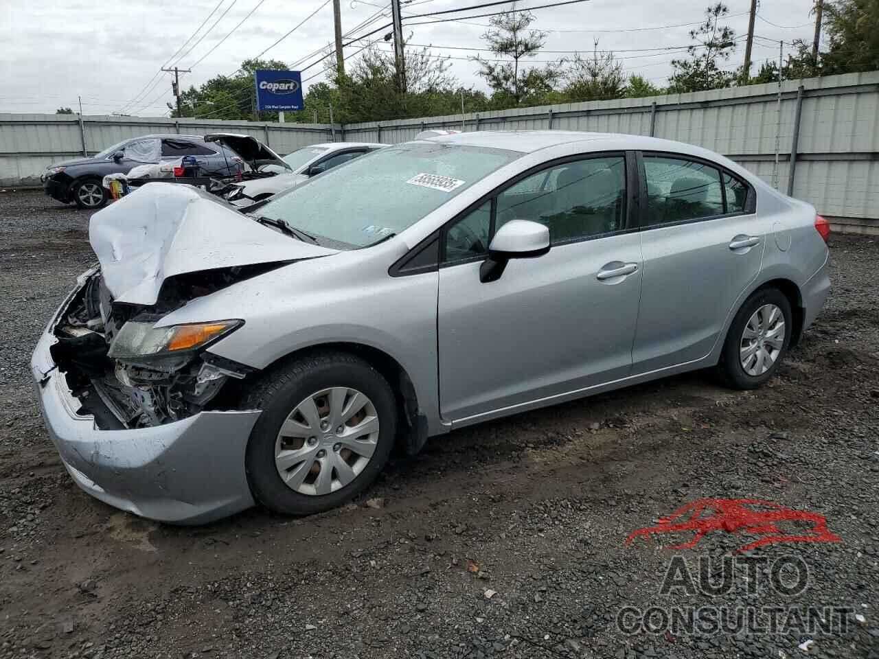 HONDA CIVIC 2012 - 2HGFB2F52CH525825