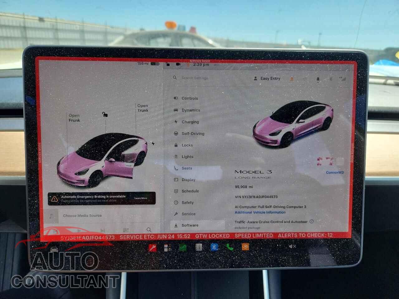 TESLA MODEL 3 2018 - 5YJ3E1EA0JF044573