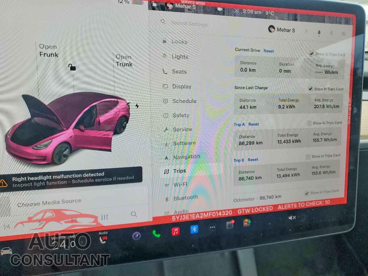 TESLA MODEL 3 2021 - 5YJ3E1EA2MF014320