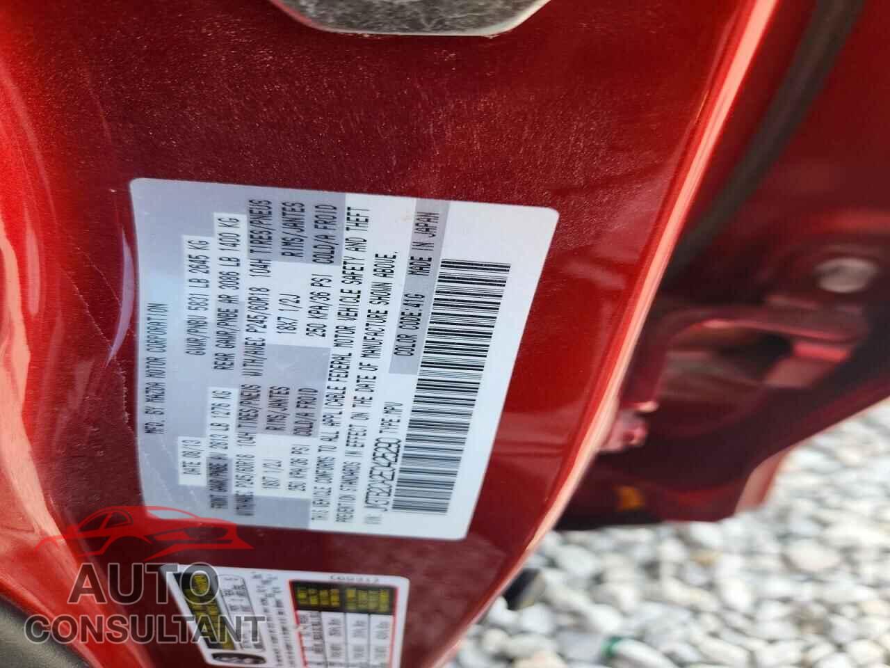 MAZDA CX-9 2014 - JM3TB2CA2E0425290