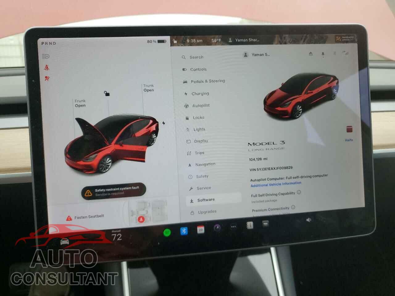 TESLA MODEL 3 2018 - 5YJ3E1EAXJF009829