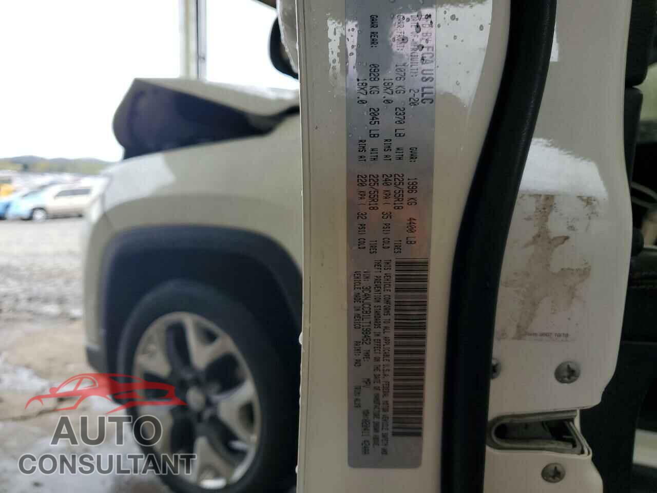 JEEP COMPASS 2020 - 3C4NJCCB1LT198452