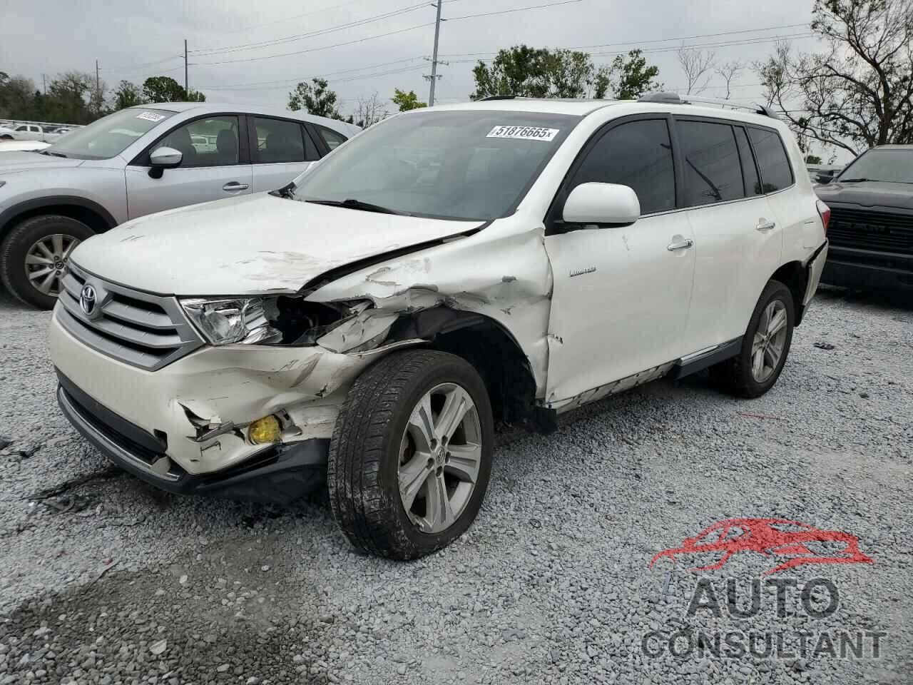 TOYOTA HIGHLANDER 2013 - 5TDYK3EH1DS112922