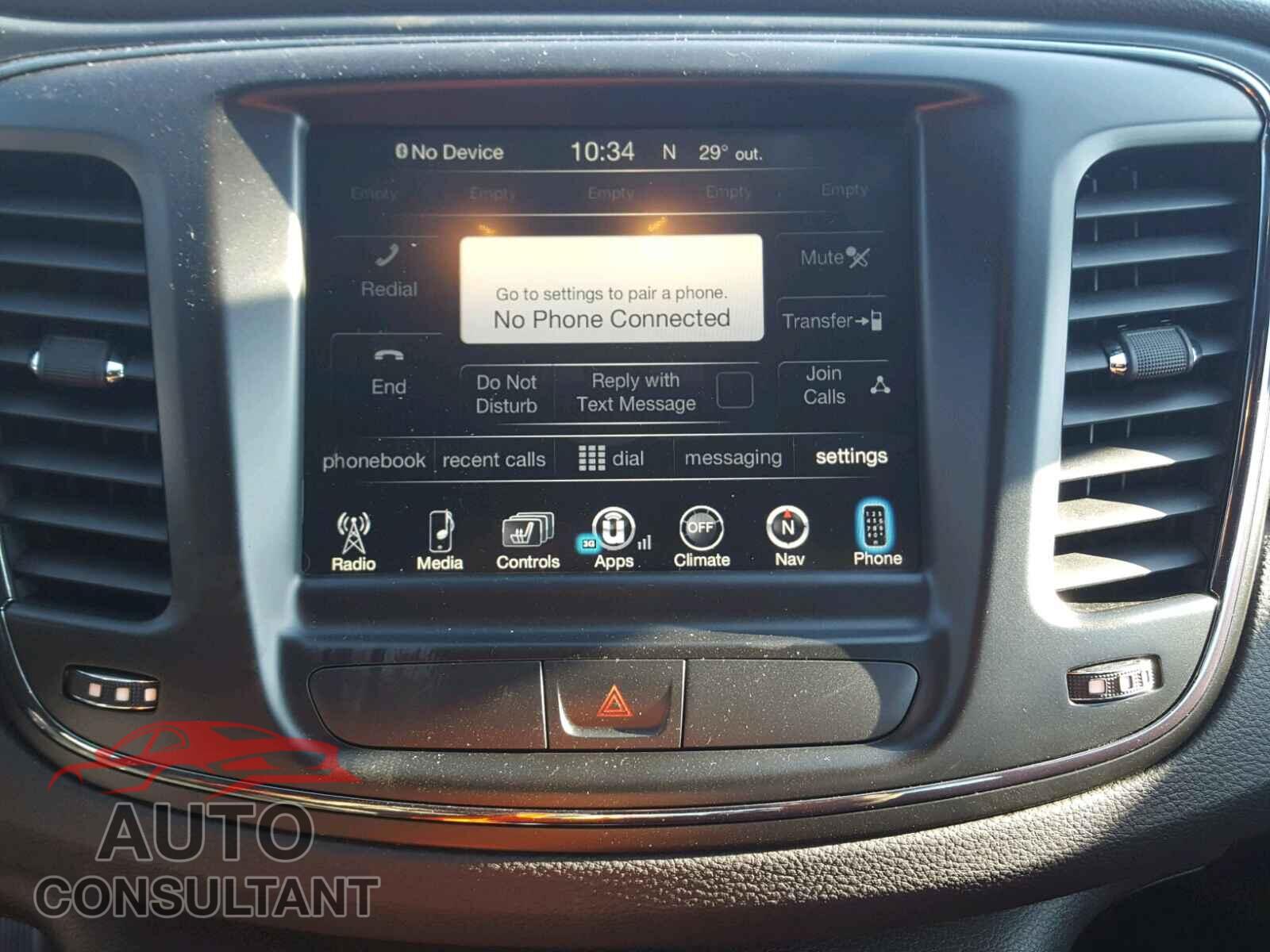 CHRYSLER 200 2016 - 1C3CCCDG7GN114592