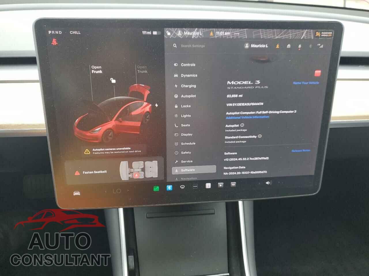 TESLA MODEL 3 2020 - 5YJ3E1EA3LF644474