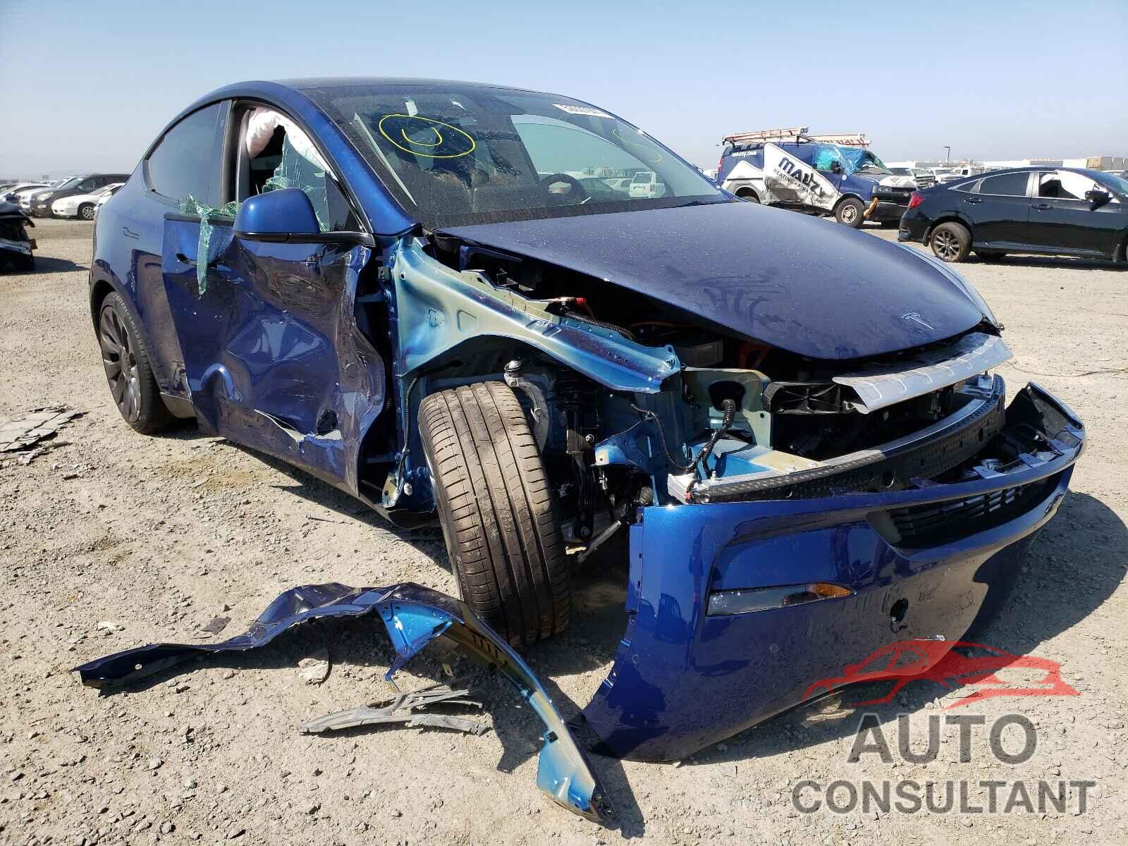TESLA MODEL Y 2021 - 5YJYGDEF8MF197316