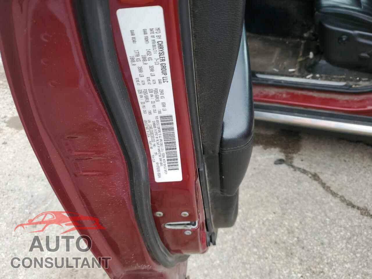 DODGE DURANGO 2013 - 1C4RDJDG9DC691333
