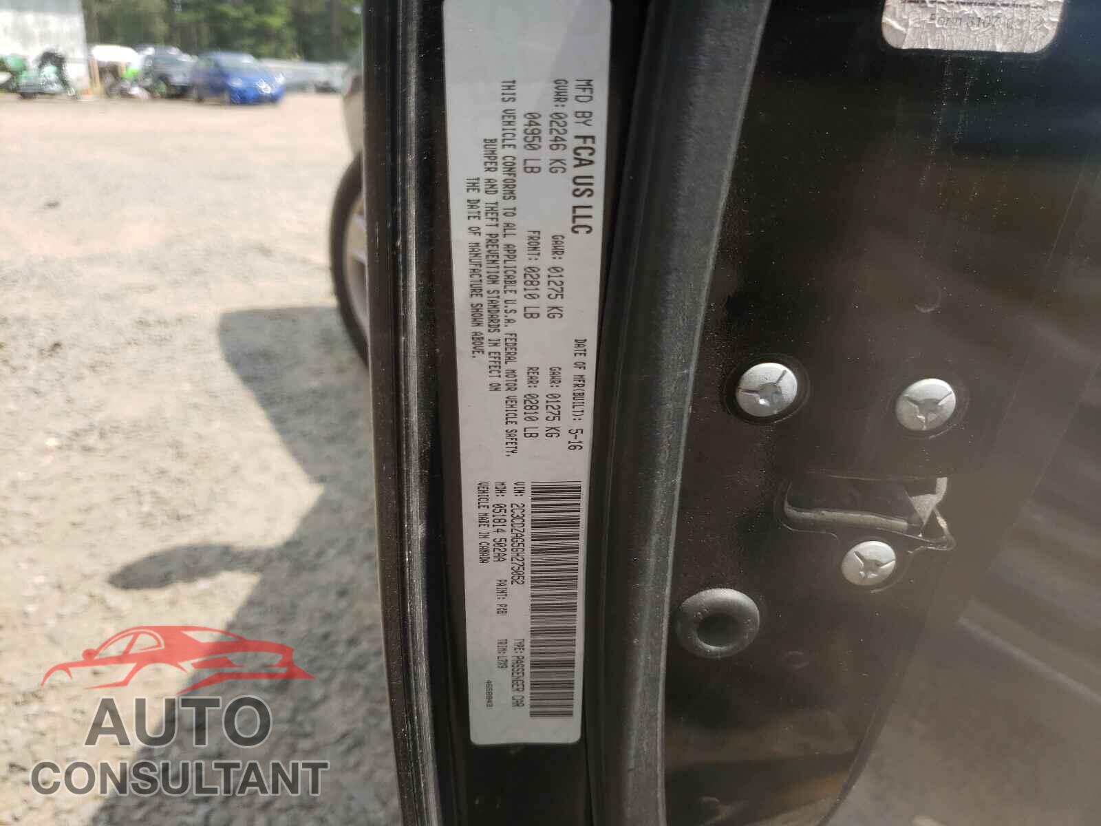 DODGE CHALLENGER 2016 - 2C3CDZAG5GH275052