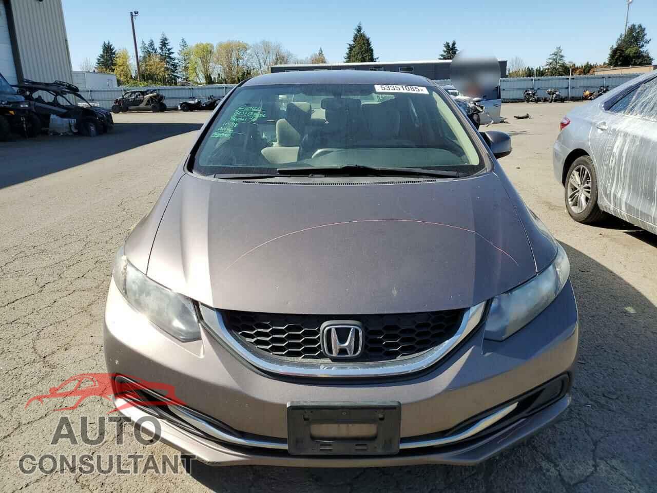 HONDA CIVIC 2013 - 19XFB2F50DE289977