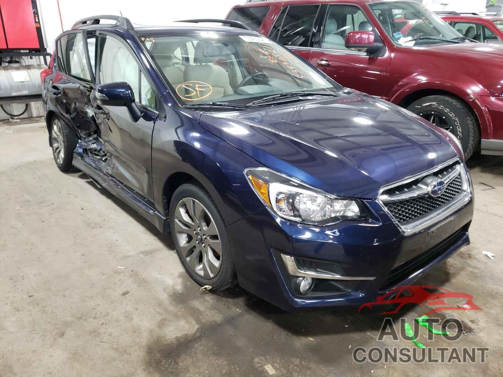 SUBARU IMPREZA 2016 - JF1GPAP63GH206134