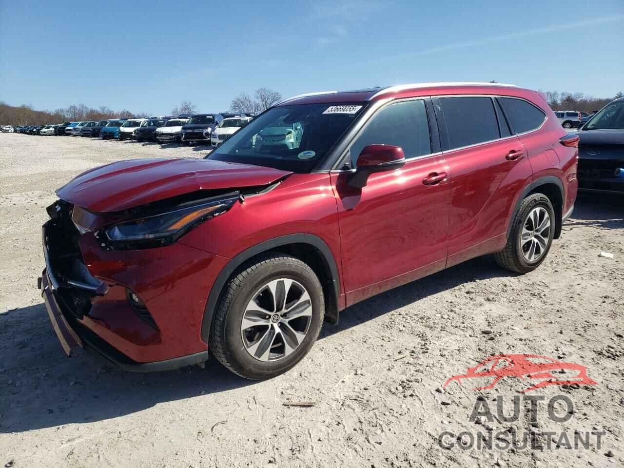 TOYOTA HIGHLANDER 2021 - 5TDGZRBH6MS099888