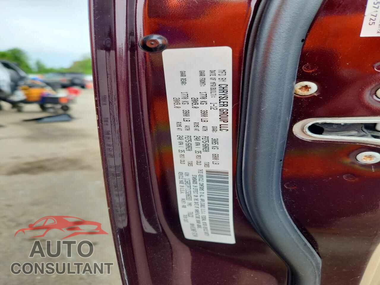 DODGE RAM 1500 2012 - 1C6RD7PT1CS206593