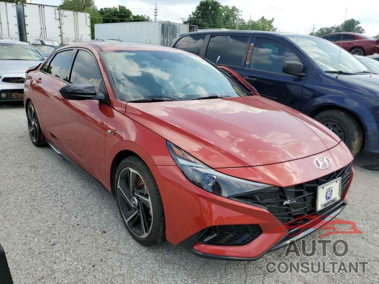 HYUNDAI ELANTRA 2021 - KMHLR4AF3MU164401