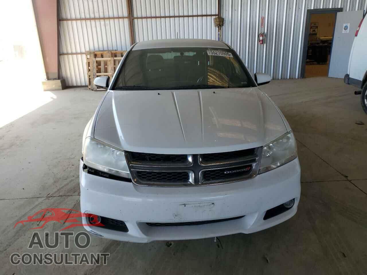 DODGE AVENGER 2013 - 1C3CDZCB5DN660910