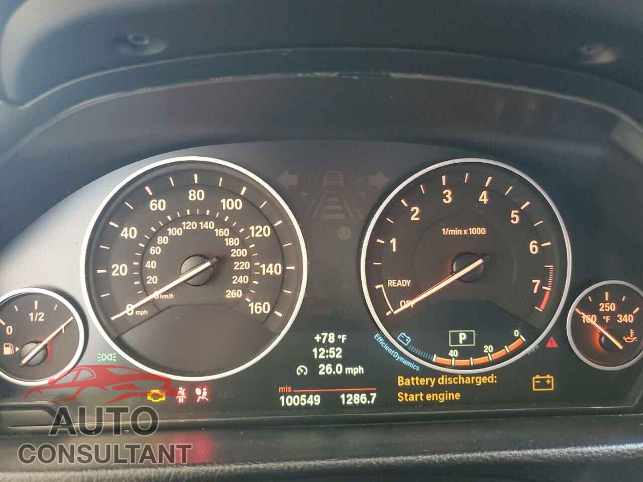 BMW 3 SERIES 2012 - WBA3A5C52CFJ88694