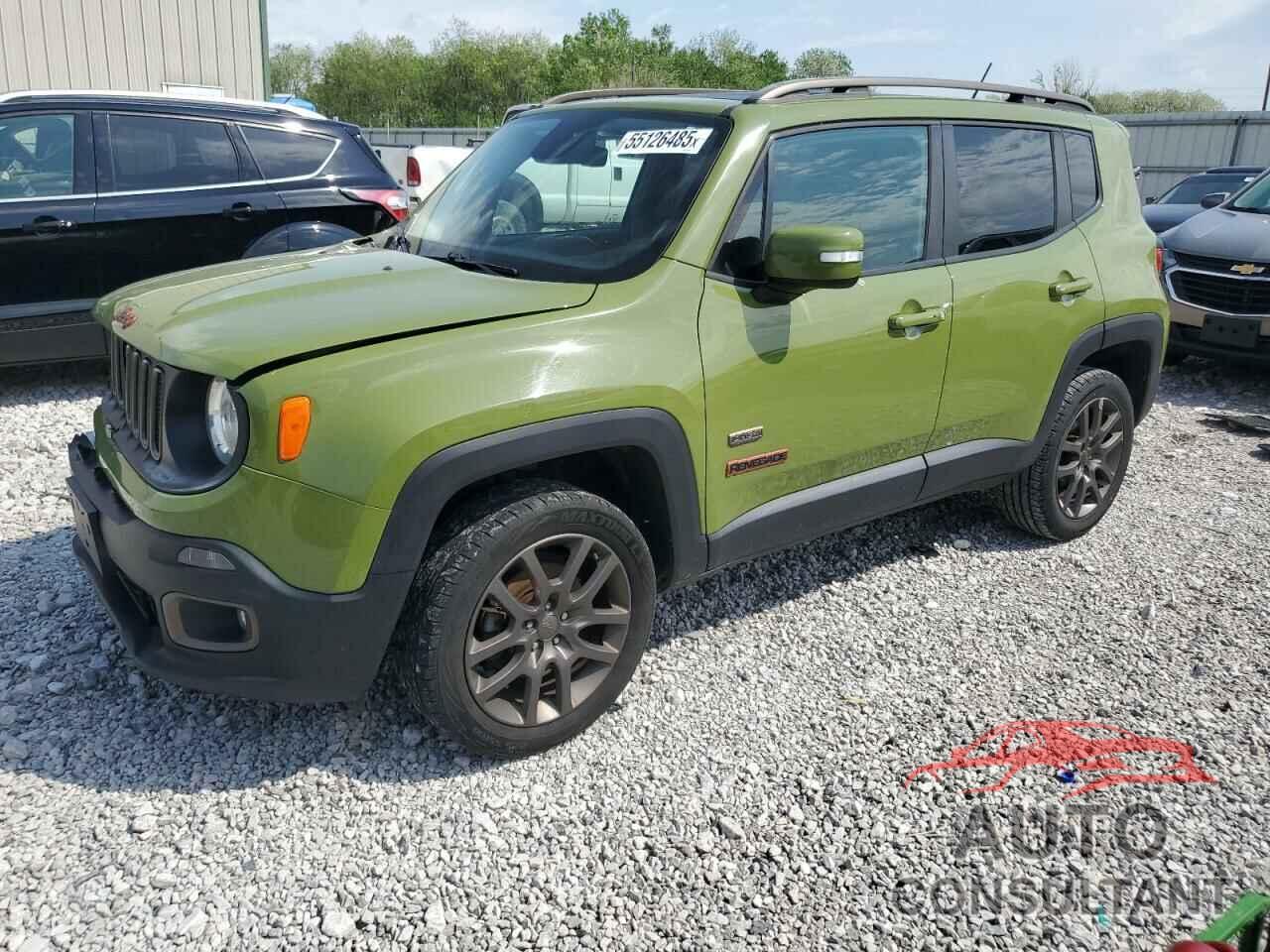 JEEP RENEGADE 2016 - ZACCJBBT0GPD93208