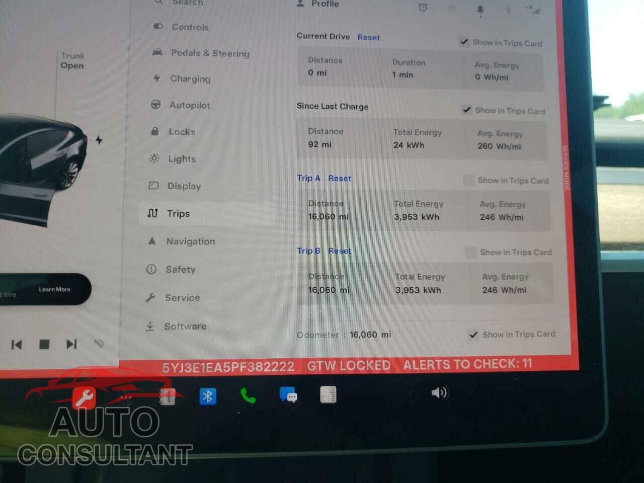 TESLA MODEL 3 2023 - 5YJ3E1EA5PF382222