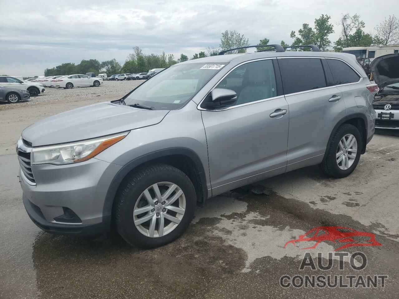 TOYOTA HIGHLANDER 2015 - 5TDBKRFH3FS214605