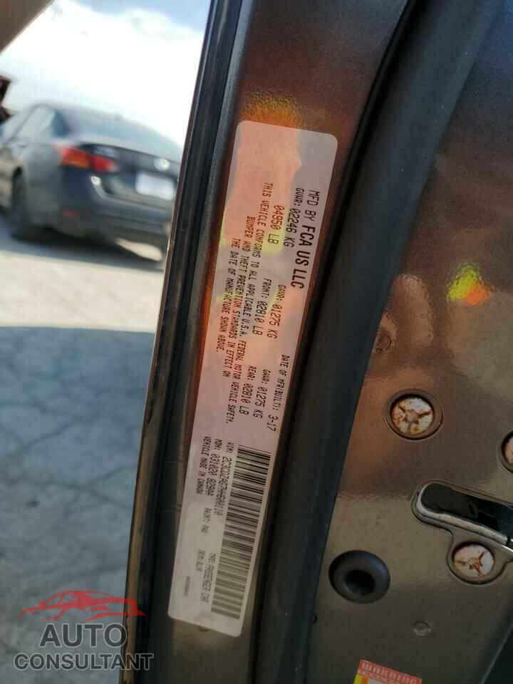 DODGE CHALLENGER 2017 - 2C3CDZAG7HH600110