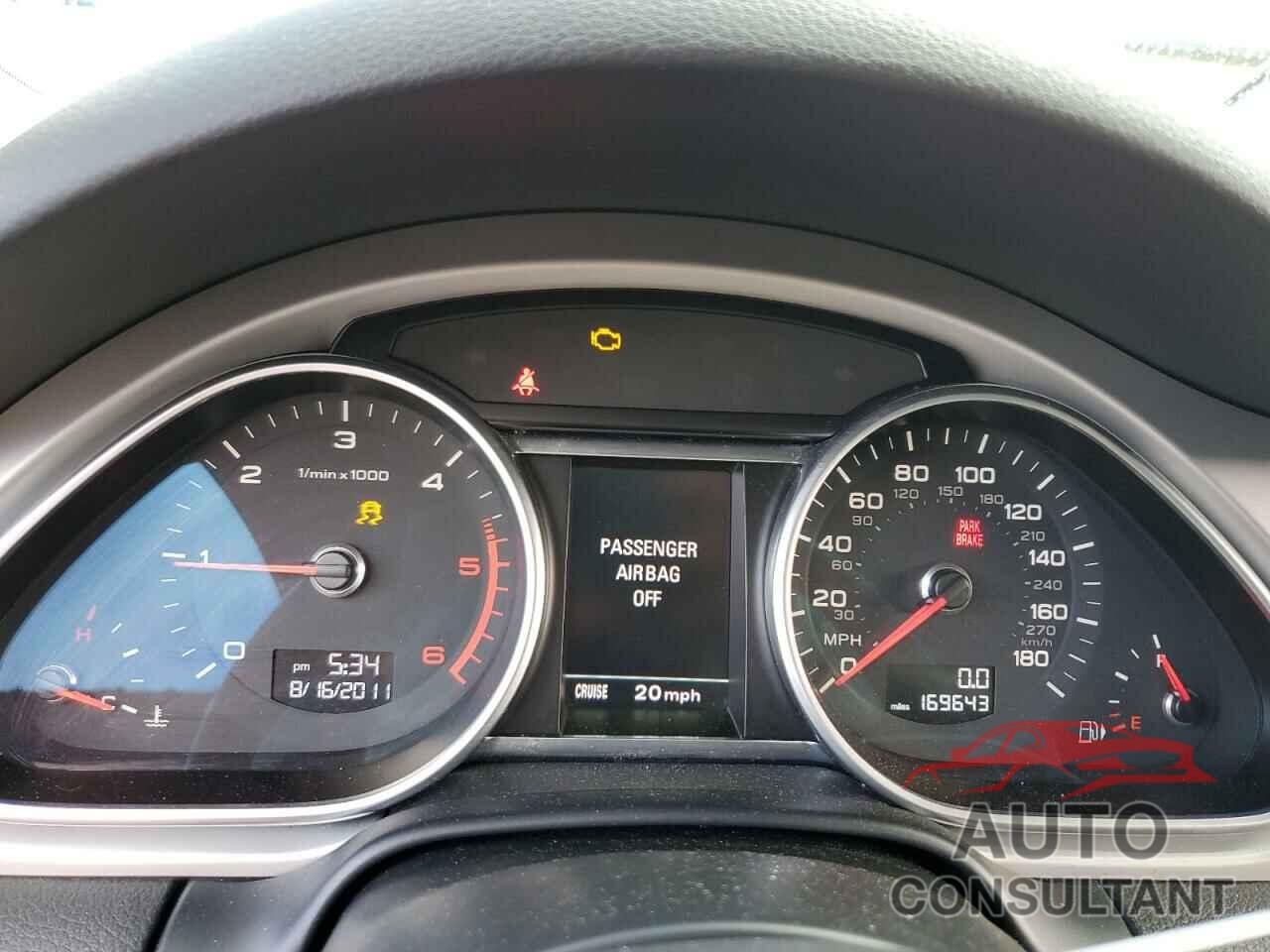 AUDI Q7 2012 - WA1VMAFEXCD007970