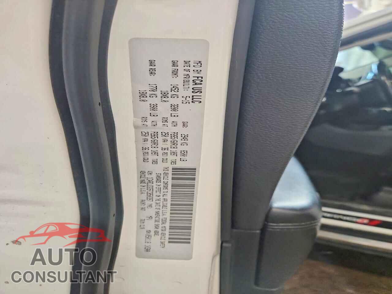 DODGE DURANGO 2015 - 1C4RDJDG5FC850397