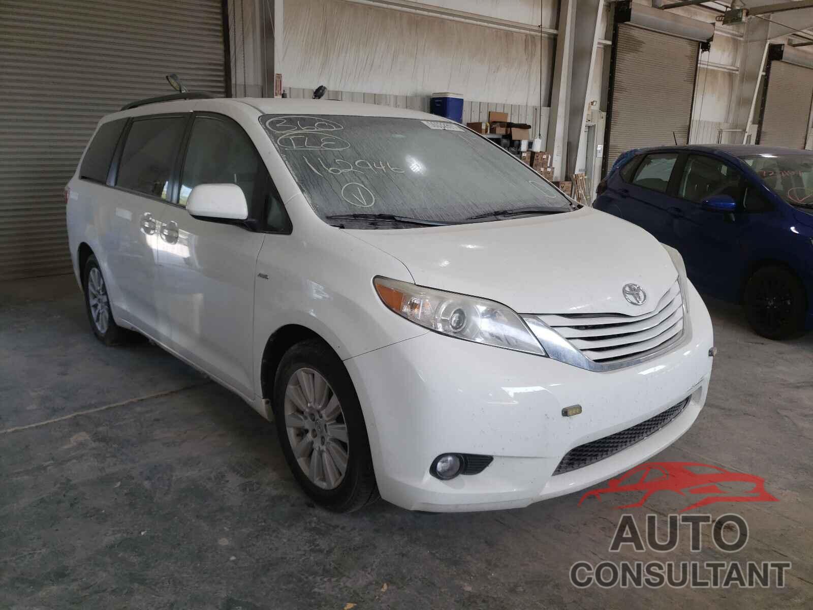 TOYOTA SIENNA 2017 - 5TDJZ3DC0HS162946